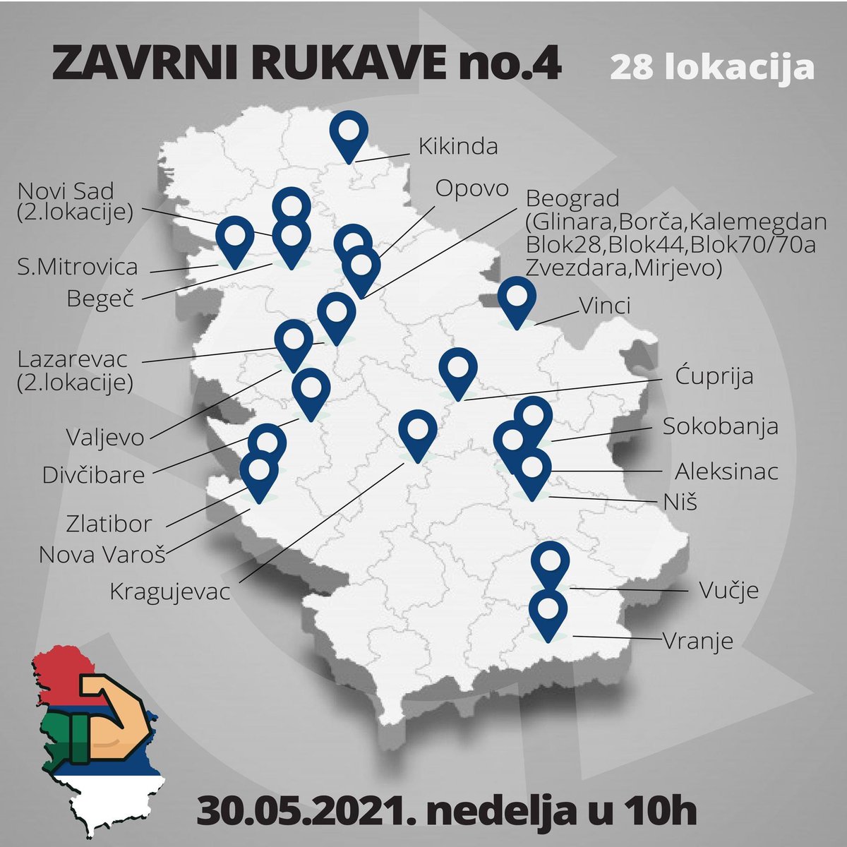 Masovna akcija čišćenja "Zavrni rukave 4"."