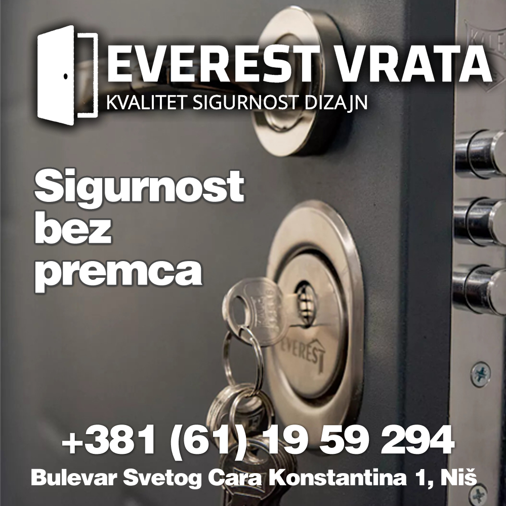 Ulazna vrata / Sigurnosna vrata / Blindirana vrata / EVEREST